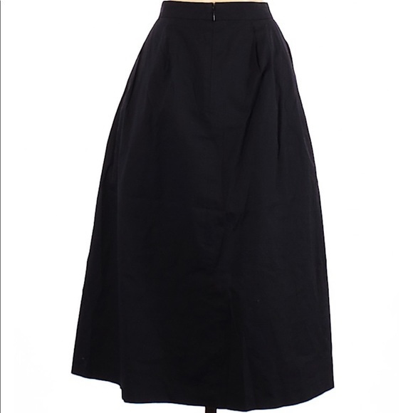 Black Mid Length Skirt - Picture 4 of 5